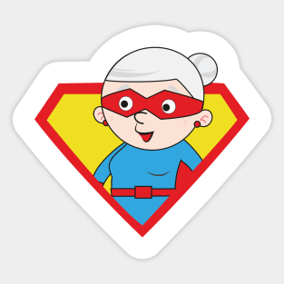 Super grandma 6 Sticker